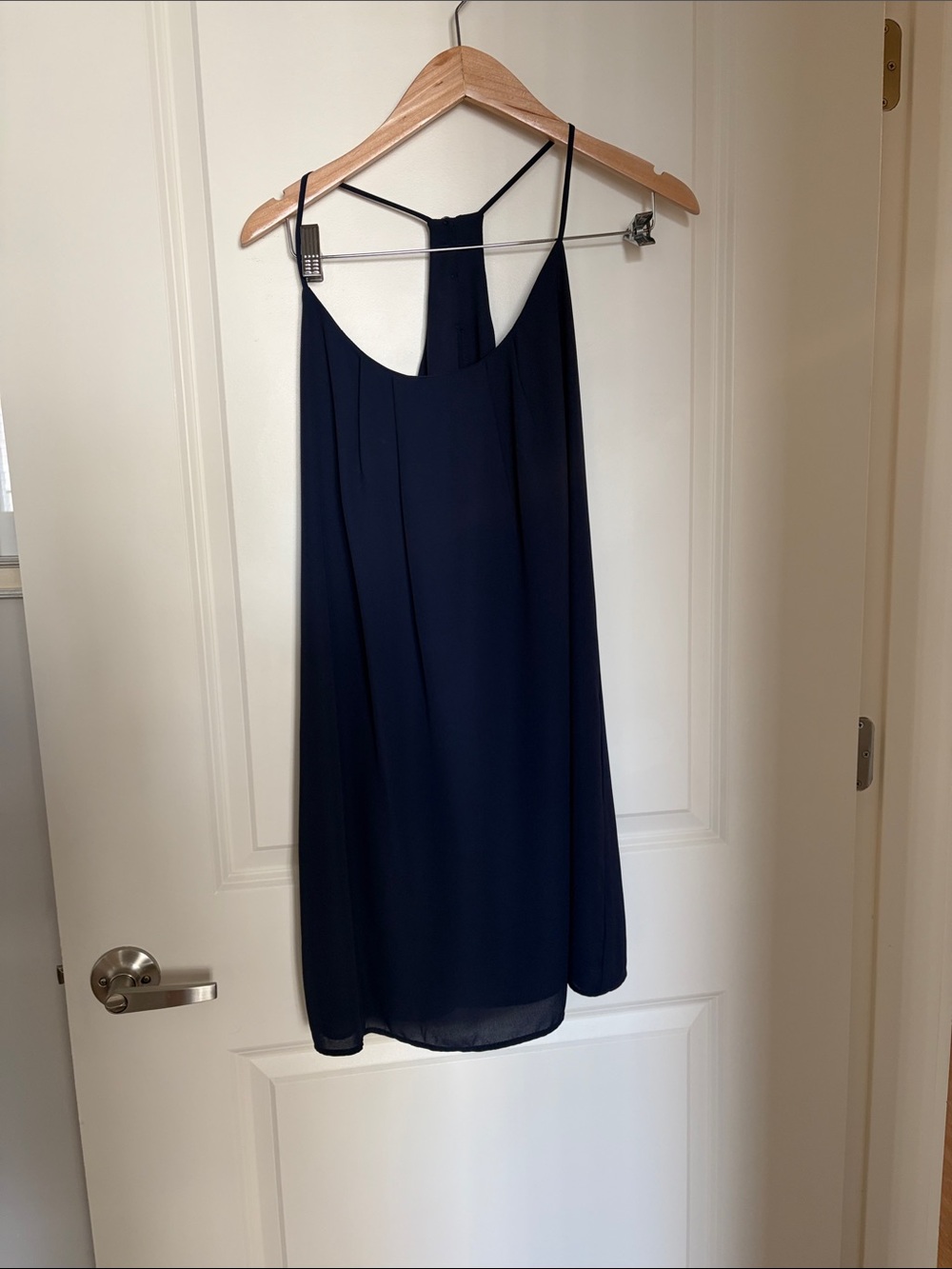 Lucy Love Navy Strappy Mini Dress